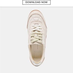 Women's Cream Sneakers